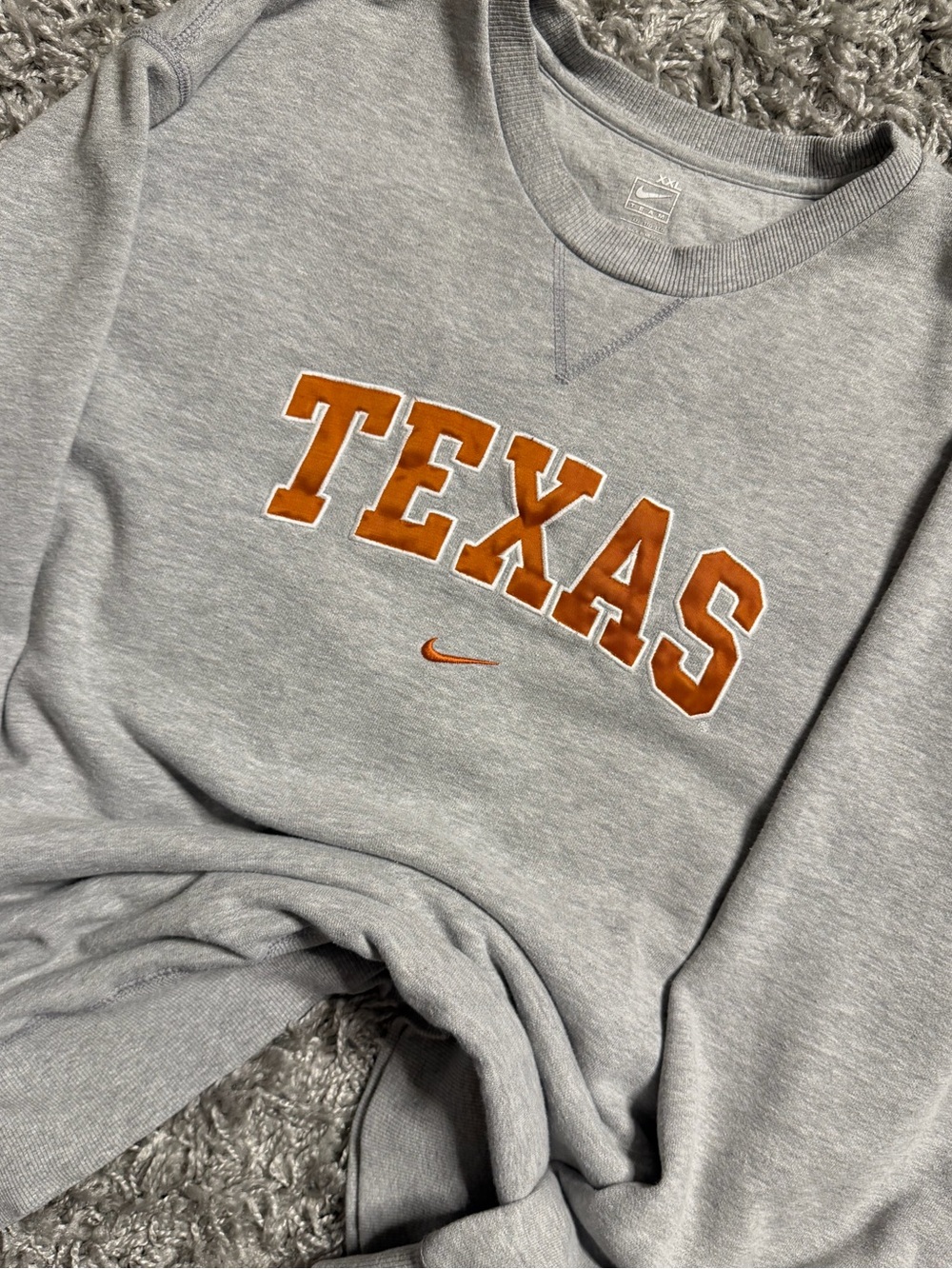 Nike Center Swoosh Texas Longhorns Crewneck